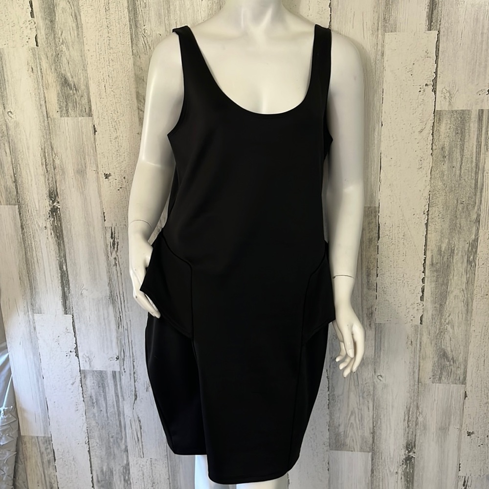 #O16- womens black dress size Xl CITY STREETS